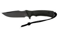 ANV Knives M311 SPELTER DLC Elmax Black Handle, Black Kydex Sheath, Survival Knife