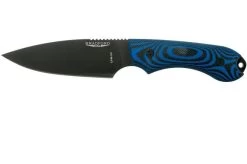 Bradford Guardian 4, 3D Black-Blue G10 Guardian 4 CPM 3V, Full Flat Black DLC 4FH-113B-3V