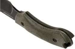 Bradford Knives 3D OD Green Micarta, Guardian4, Sabre, Nimbus Finish, Black Fasteners -Knife Shop BDK 4S 102N 04 bradford knives