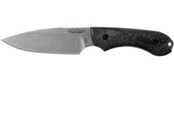 Bradford Knives 3D Carbon Fibre, Guardian4, Sabre, Stonewash Finish, Black Fasteners