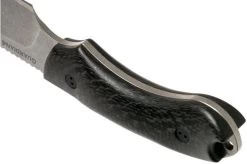Bradford Knives 3D Carbon Fibre, Guardian4, Sabre, Stonewash Finish, Black Fasteners -Knife Shop BDK 4S 116 04 bradford knives