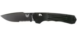 Benchmade Vallation 407SBK Serrated Black Blade, Pocket Knife