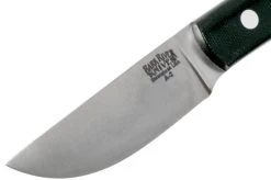Bark River Woodland Special Black Canvas Micarta, EDC-fixed -Knife Shop BRK01 132BRKC 03 bark river