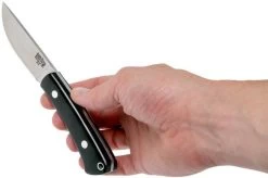 Bark River Woodland Special Black Canvas Micarta, EDC-fixed -Knife Shop BRK01 132BRKC 07 bark river