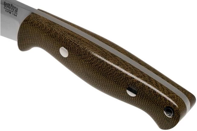 Bark River North Country EDC CPM 154, Green Canvas Micarta 5 Bark River North Country EDC CPM 154, Green Canvas Micarta - Image 5