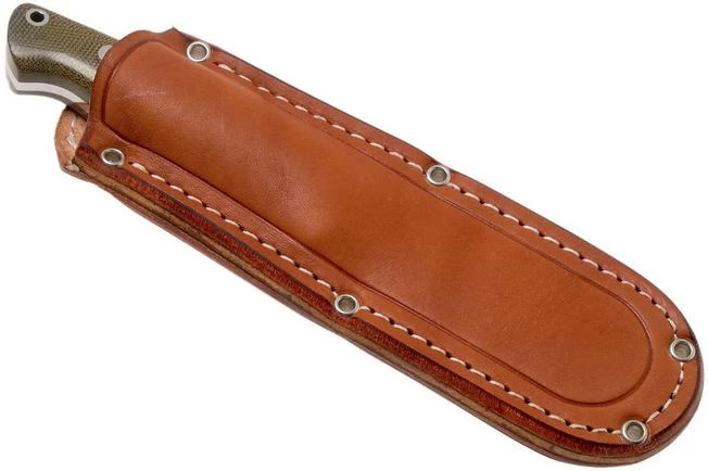 Bark River North Country EDC CPM 154, Green Canvas Micarta 6 Bark River North Country EDC CPM 154, Green Canvas Micarta - Image 6