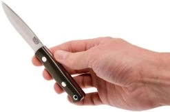 Bark River Mini Bushcrafter CPM 3V, Green Canvas Micarta, Red Liner 13 Bark River Mini Bushcrafter CPM 3V, Green Canvas Micarta, Red Liner -Knife Shop BRK06 022GNC RL 06 bark river brk06 022gnc rl 06