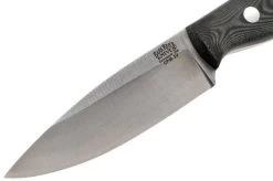 Bark River Mini Aurora CPM 3V, Black Linen Matte Micarta, Hollow Pins -Knife Shop BRK06 025BRKLM 03 bark river knives v202111