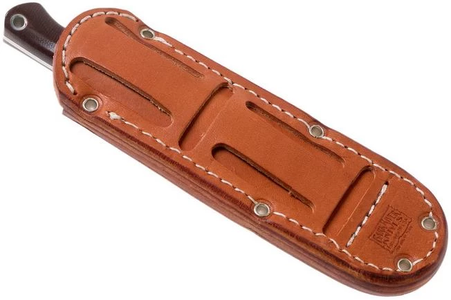 Bark River Bravo EDC CPM 3V Rampless, Burgundy Canvas Micarta Bushcraft Knife 7 Bark River Bravo EDC CPM 3V Rampless, Burgundy Canvas Micarta Bushcraft Knife - Image 7