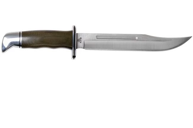 Buck 120GRS1 General Pro Green Micarta Hunting Knife 2 Buck 120GRS1 General Pro Green Micarta Hunting Knife - Image 2