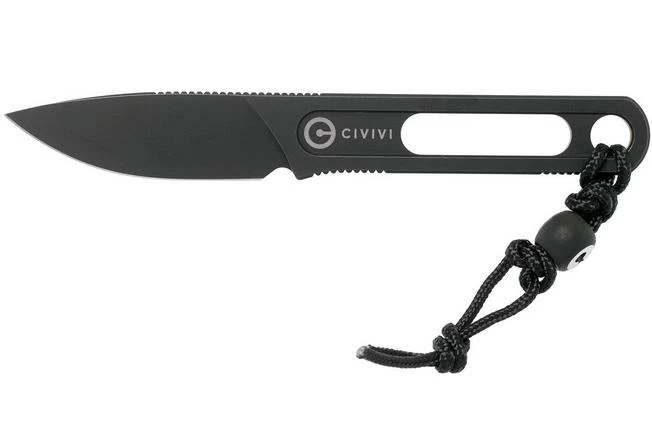 Civivi Minimis C20026-1 Blackwashed Neck Knife, Ostap Hel Design 1 Civivi Minimis C20026-1 Blackwashed Neck Knife, Ostap Hel Design