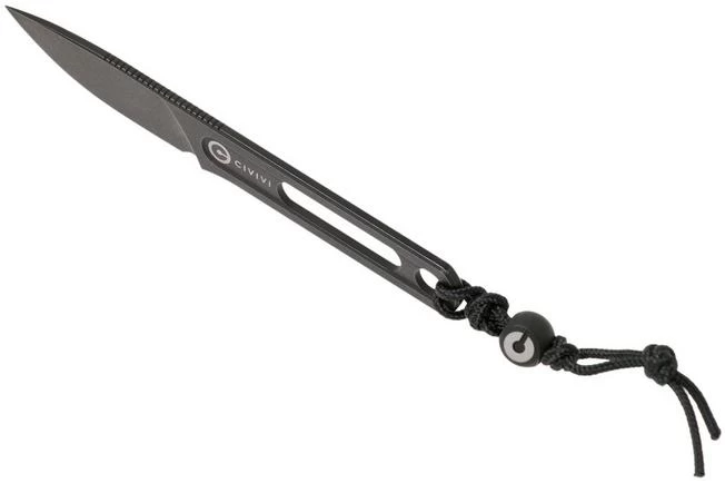 Civivi Minimis C20026-1 Blackwashed Neck Knife, Ostap Hel Design 4 Civivi Minimis C20026-1 Blackwashed Neck Knife, Ostap Hel Design - Image 4