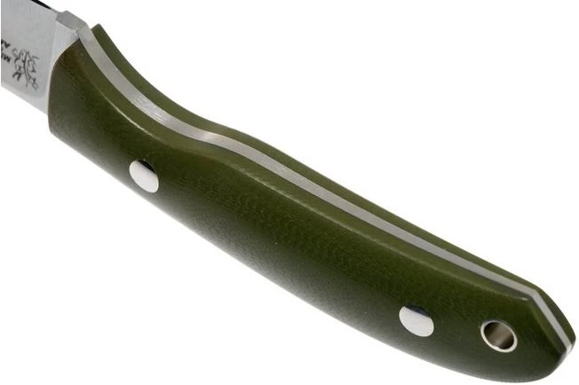 Casström Safari Olive G10 Hunting Knife 10607 Leather Sheath, Alan Wood Design 4 Casström Safari Olive G10 Hunting Knife 10607 Leather Sheath, Alan Wood Design - Image 4