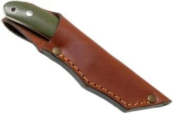 Casström Safari Olive G10 Hunting Knife 10607 Leather Sheath, Alan Wood Design 12 Casström Safari Olive G10 Hunting Knife 10607 Leather Sheath, Alan Wood Design -Knife Shop CM10607 06 casstrom