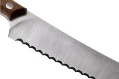 Due Cigni 1896, 2C1011NO Bread Knife 20 Cm, Walnut Wood -Knife Shop DG2C1011NO 04 due signi 1896