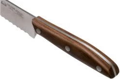 Due Cigni 1896, 2C1011NO Bread Knife 20 Cm, Walnut Wood -Knife Shop DG2C1011NO 06 due signi 1896