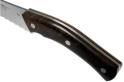 Due Cigni Arne Line Bread Knife 23 Cm, Ziricote -Knife Shop DG2C903ZW 05 due cigni arne