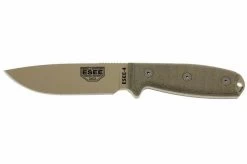 ESEE Model 4 Desert Tan 4P-KO-DT Survival Knife Without Sheath
