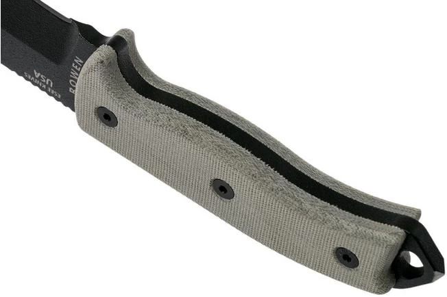 ESEE Model 5 Black Blade, Desert Tan Handle 5P-BK With Kydex Sheath + Belt Clip 4 ESEE Model 5 Black Blade, Desert Tan Handle 5P-BK With Kydex Sheath + Belt Clip - Image 4