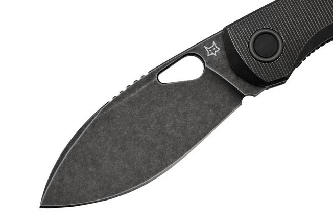 Fox Chilin FX-530-TIDSW PVD Black Stonewashed M398, Black Titanium Pocket Knife, Jesper Voxnaes Design 3 Fox Chilin FX-530-TIDSW PVD Black Stonewashed M398, Black Titanium Pocket Knife, Jesper Voxnaes Design - Image 3