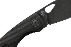 Fox Chilin FX-530-TIDSW PVD Black Stonewashed M398, Black Titanium Pocket Knife, Jesper Voxnaes Design 10 Fox Chilin FX-530-TIDSW PVD Black Stonewashed M398, Black Titanium Pocket Knife, Jesper Voxnaes Design -Knife Shop FOFX 530 TIDSW 05 fox