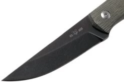 GiantMouse GMF2-P-G Green Canvas Micarta, PVD, Fixed Knife, Ansø En Voxnaes Design -Knife Shop GMGMF2 P G 03 giantmouse