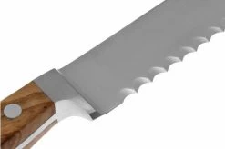 Güde Alpha Olive Bread Knife, X430/21 -Knife Shop GUX430 21 04 gude alpha olive gux430 21 04