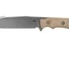Rick Hinderer Fieldtac 6” Harpoon Spearpoint Stonewash Natural Micarta Survival Knife