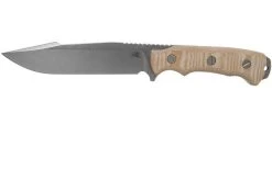 Rick Hinderer Fieldtac 6” Harpoon Spearpoint Stonewash Natural Micarta Survival Knife