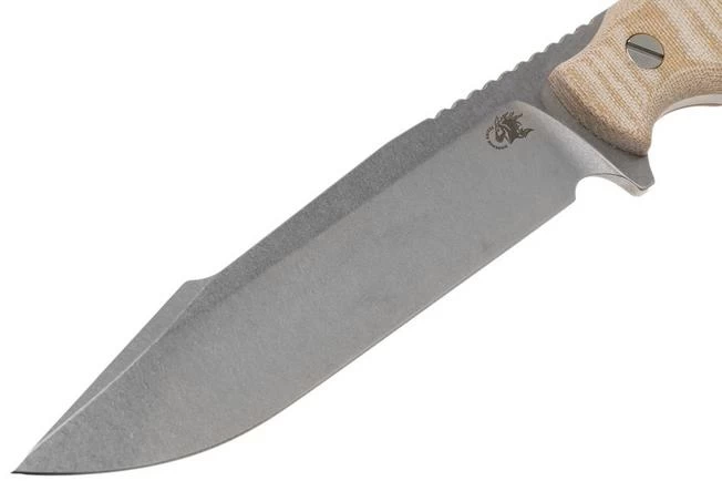 Rick Hinderer Fieldtac 6” Harpoon Spearpoint Stonewash Natural Micarta Survival Knife 3 Rick Hinderer Fieldtac 6” Harpoon Spearpoint Stonewash Natural Micarta Survival Knife - Image 3