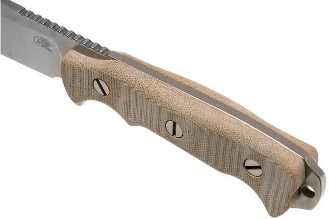 Rick Hinderer Fieldtac 6” Harpoon Spearpoint Stonewash Natural Micarta Survival Knife 5 Rick Hinderer Fieldtac 6” Harpoon Spearpoint Stonewash Natural Micarta Survival Knife - Image 5