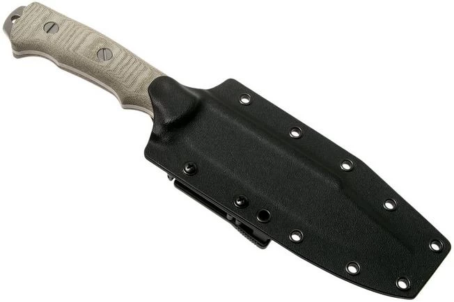 Rick Hinderer Fieldtac 6” Harpoon Spearpoint Stonewash OD-Green Micarta Survival Knife 6 Rick Hinderer Fieldtac 6” Harpoon Spearpoint Stonewash OD-Green Micarta Survival Knife - Image 6