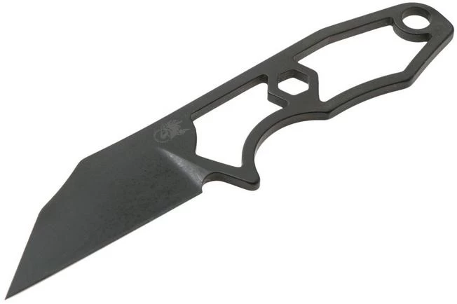 Rick Hinderer LP-1 Wharncliffe DLC Black Neck Knife, With UltiClip 3 Rick Hinderer LP-1 Wharncliffe DLC Black Neck Knife, With UltiClip - Image 3