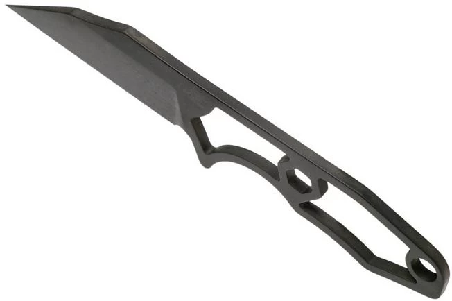 Rick Hinderer LP-1 Wharncliffe DLC Black Neck Knife, With UltiClip 4 Rick Hinderer LP-1 Wharncliffe DLC Black Neck Knife, With UltiClip - Image 4