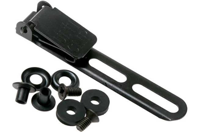 Rick Hinderer LP-1 Wharncliffe DLC Black Neck Knife, With UltiClip 6 Rick Hinderer LP-1 Wharncliffe DLC Black Neck Knife, With UltiClip - Image 6