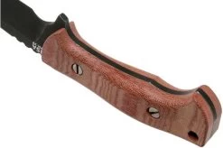 Rick Hinderer Ranch Drop Spanto Battle Black, Red Micarta Survival Knife -Knife Shop HRK TRH DPBB RM 04 rick hinderer knives