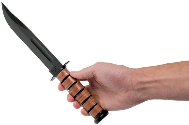 KA-BAR U.S. Army Knife 1220 Fixed Knife, Leather Sheath 6 KA-BAR U.S. Army Knife 1220 Fixed Knife, Leather Sheath - Image 6