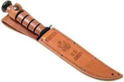 KA-BAR U.S. Army Knife 1220 Fixed Knife, Leather Sheath 14 KA-BAR U.S. Army Knife 1220 Fixed Knife, Leather Sheath -Knife Shop KA1220 07 ka bar