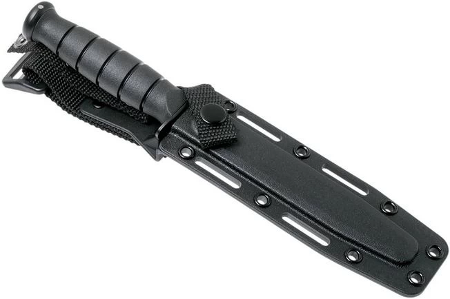 KA-BAR Short Fighting Knife 1259 Serrated, Kraton Handle, Fixed Knife 7 KA-BAR Short Fighting Knife 1259 Serrated, Kraton Handle, Fixed Knife - Image 7