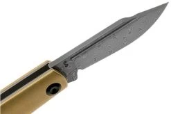 Kansept Wedge K2026BB1 Damascus, Brass Pocket Knife, Nick Swan Design -Knife Shop KSK2026BB1 06 kansept