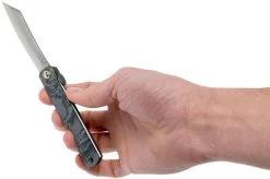 Higonokami Pocket Knife 7.3 Cm HIGOC3, Blue Paper Steel, Grey Black Glitter -Knife Shop KT HIGOC3 07 higonokami