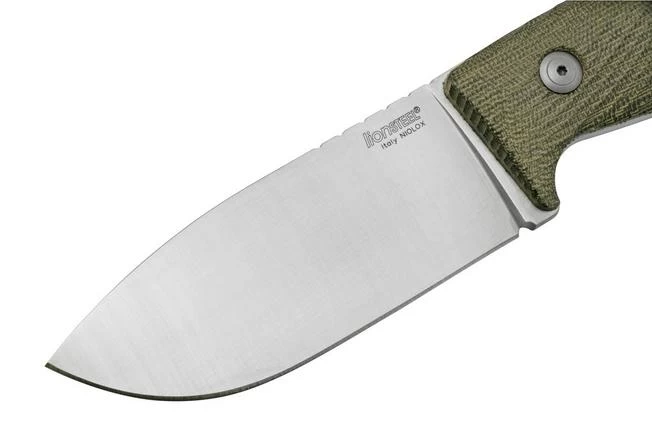 LionSteel M3 M3-CVG Green Canvas Micarta Fixed Knife 3 LionSteel M3 M3-CVG Green Canvas Micarta Fixed Knife - Image 3