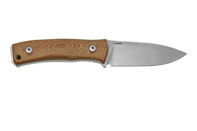 Lionsteel M4 Natural Micarta MagnaCut M4-MC-CVN, Knivesandtools Exclusive, Fixed Knife 2 Lionsteel M4 Natural Micarta MagnaCut M4-MC-CVN, Knivesandtools Exclusive, Fixed Knife - Image 2