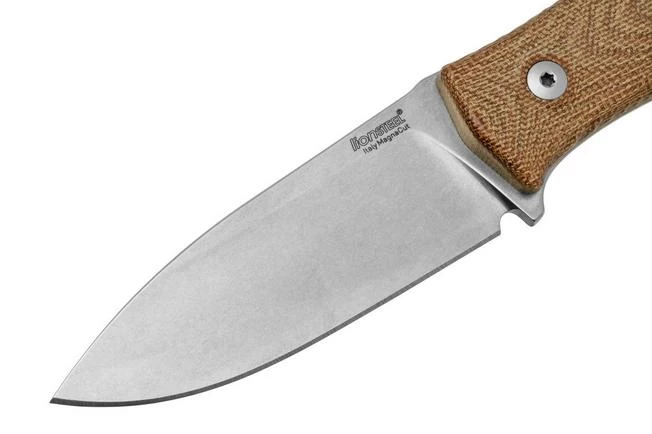 Lionsteel M4 Natural Micarta MagnaCut M4-MC-CVN, Knivesandtools Exclusive, Fixed Knife 3 Lionsteel M4 Natural Micarta MagnaCut M4-MC-CVN, Knivesandtools Exclusive, Fixed Knife - Image 3