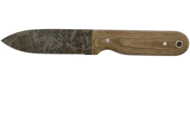 LT Wright Bushcrafter HC, 1075, Matte Green Micarta, Red Liners, Leather Sheath, Bushcraft Knife 1 LT Wright Bushcrafter HC, 1075, Matte Green Micarta, Red Liners, Leather Sheath, Bushcraft Knife