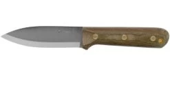 LT Wright Genesis Scandi Grind, A2, Matte Green Micarta, Red Liners, Leather Sheath, Bushcraft Knife