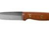 LT Wright GNS Saber Grind, O1, Polished Natural Micarta, Leather Sheath, Bushcraft Knife