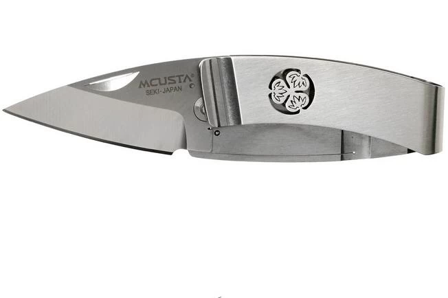 Mcusta MC-0081 Pocket Clip Kamon Aoi Gentleman's Knife 1 Mcusta MC-0081 Pocket Clip Kamon Aoi Gentleman's Knife