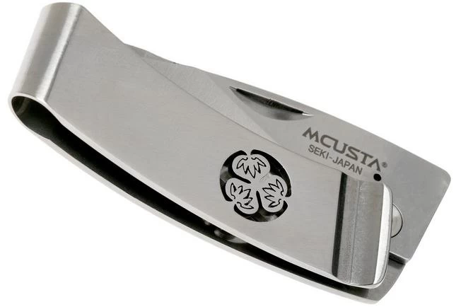 Mcusta MC-0081 Pocket Clip Kamon Aoi Gentleman's Knife 4 Mcusta MC-0081 Pocket Clip Kamon Aoi Gentleman's Knife - Image 4