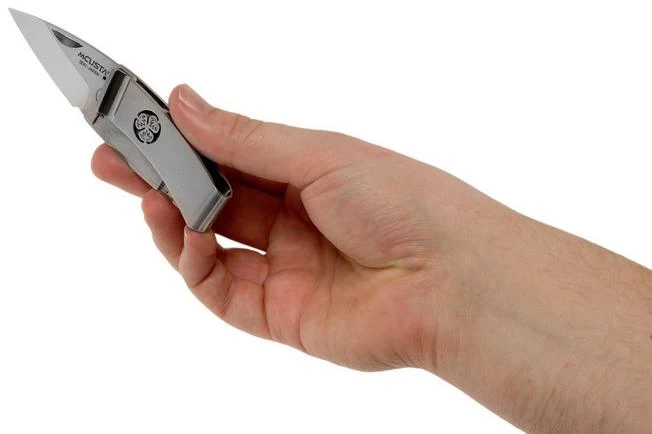 Mcusta MC-0081 Pocket Clip Kamon Aoi Gentleman's Knife 6 Mcusta MC-0081 Pocket Clip Kamon Aoi Gentleman's Knife - Image 6